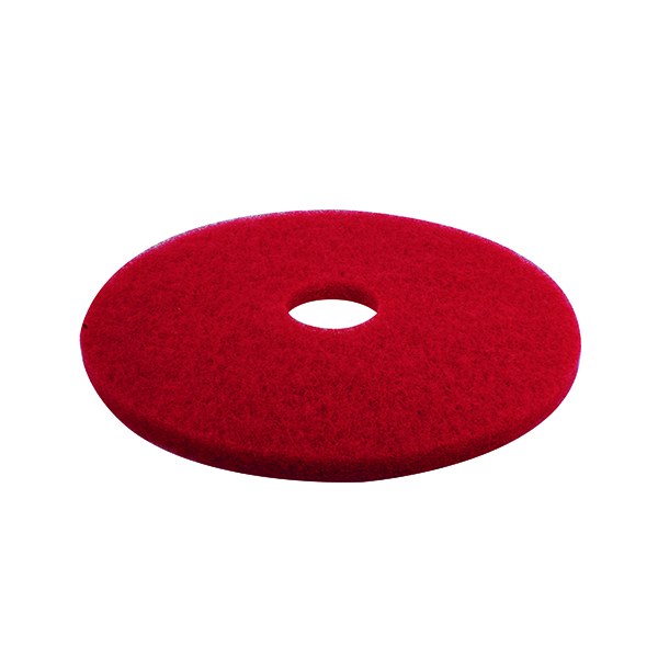 3M 17IN RED FLOOR PAD 5 CASE