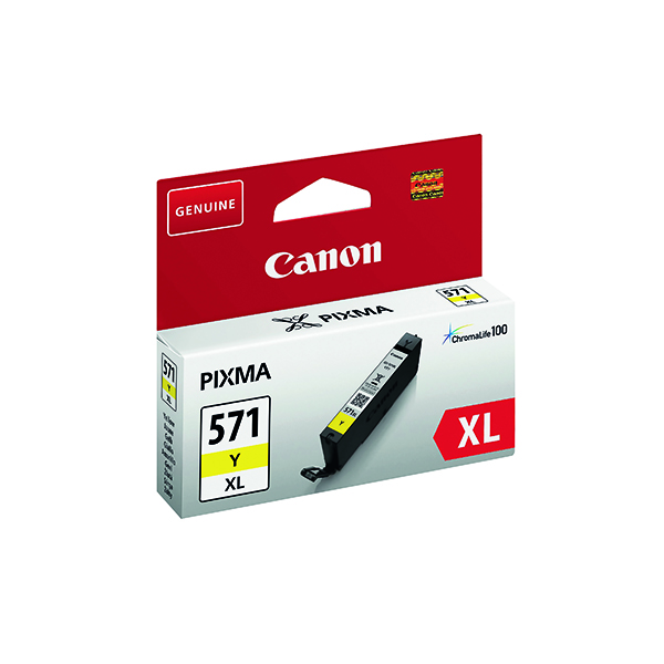 CANON CLI-571XL INK CART HY YELLOW