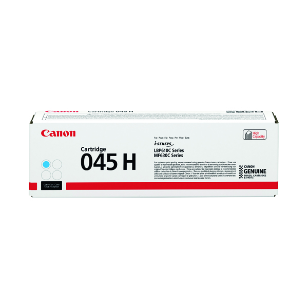 CANON 045H TONER CARTRIDGE HY CYAN