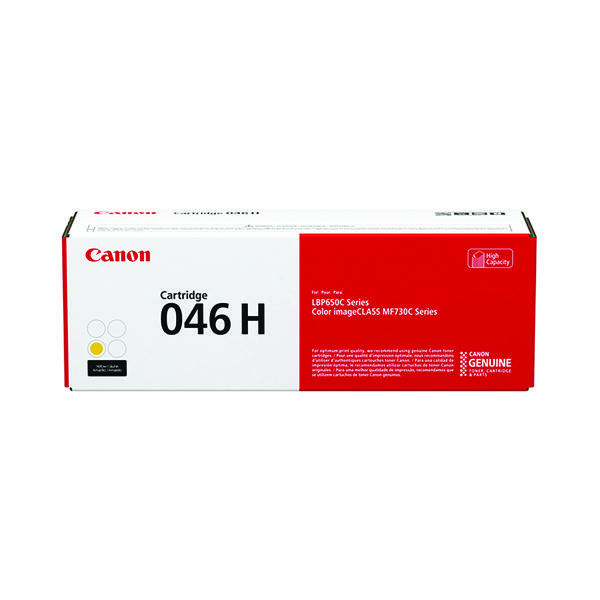 CANON 046H TONER CARTRIDGE HY YELLOW