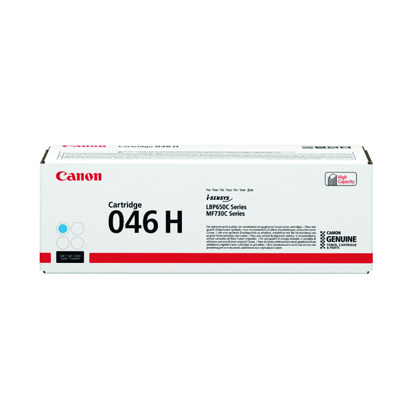 CANON 046H TONER CARTRIDGE HY CYAN