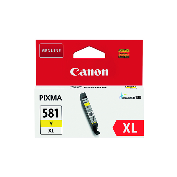 CANON CLI-581XL INK CART HY YLW