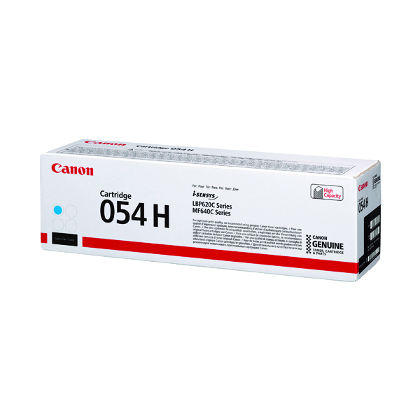 CANON 054H TONER CARTRIDGE HY CYAN