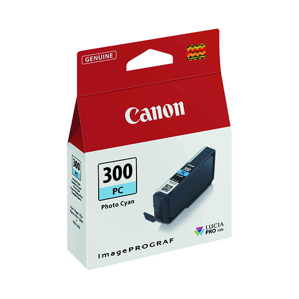 CANON PFI-300PC INK CART PHOTO CYAN