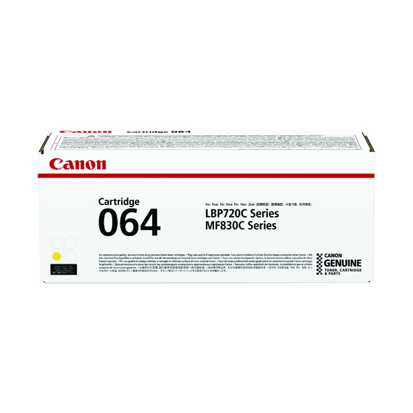 CANON 064 TONER CARTRIDGE YELLOW