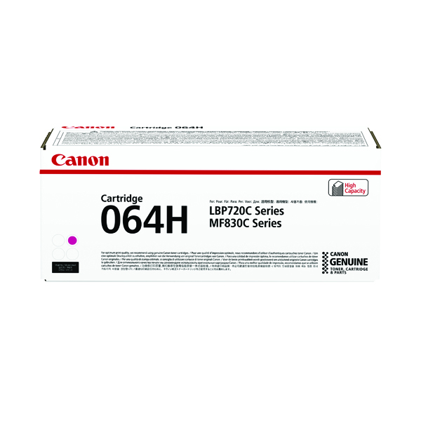 CANON 064H TONER CART HY MAGENTA