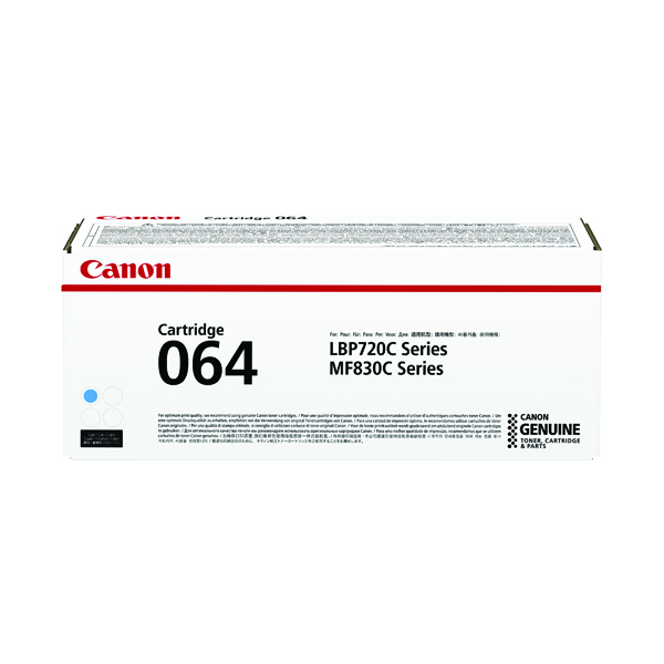 CANON 064 TONER CARTRIDGE CYAN