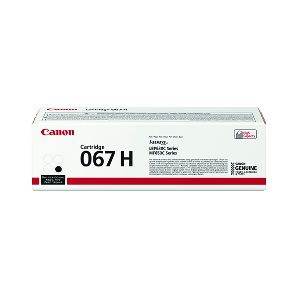 CANON 067H TONER CART HY BLACK