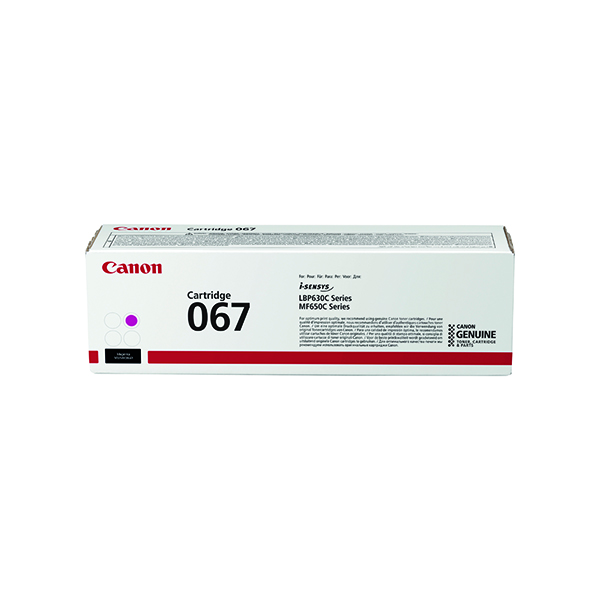 CANON 067 TONER CARTRIDGE MAGENTA