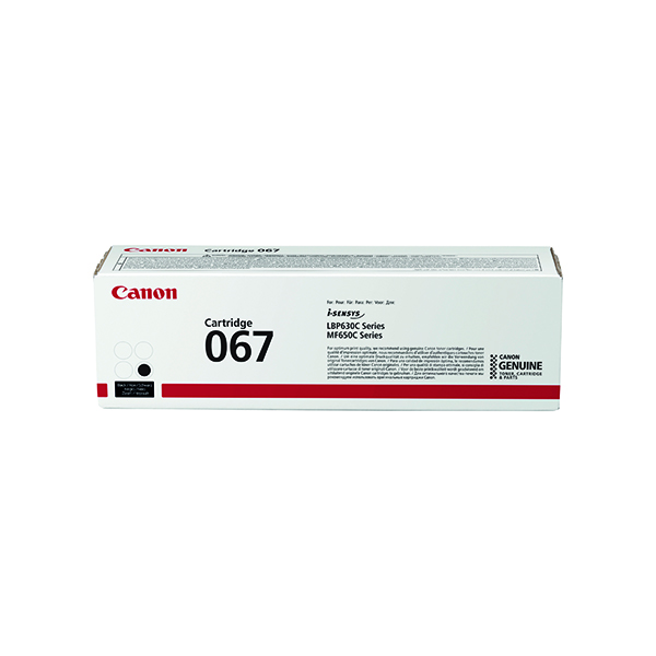 CANON 067 TONER CARTRIDGE BLACK