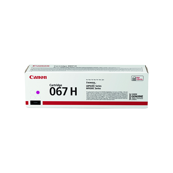 CANON 067H TONER CART HY MAGENTA