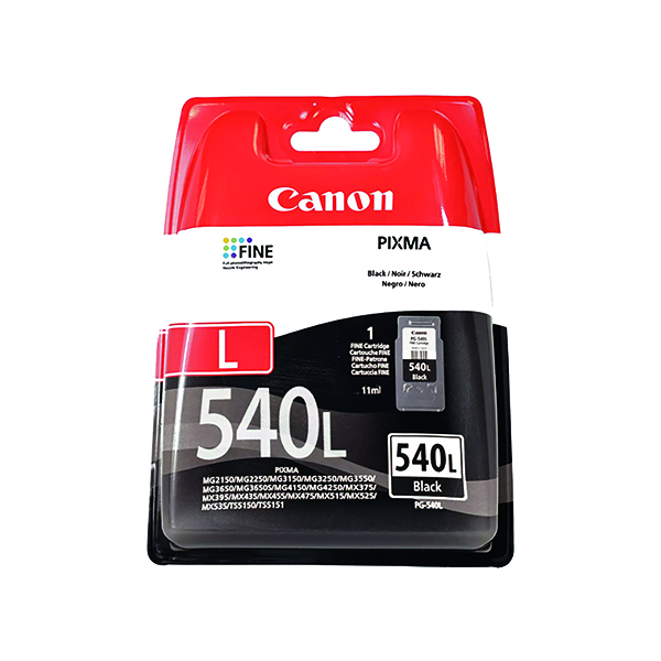 CANON PG-540L INKJET CART HY BLACK