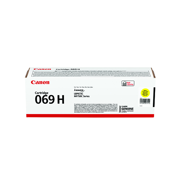 CANON 069H TONER CART HY YELLOW