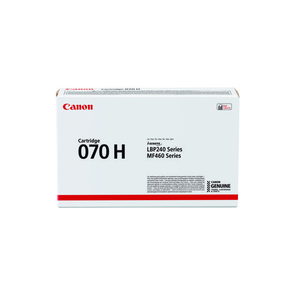 CANON 070 H TONER CARTRIDGE HY BLACK