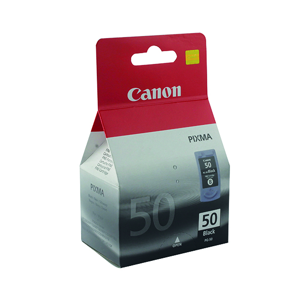 CANON PG-50BK INKJET CART HY BLACK