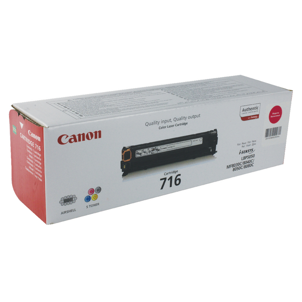 CANON 716M TONER CARTRIDGE MAGENTA