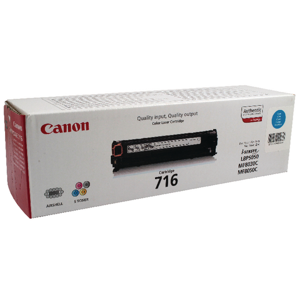 CANON 716C TONER CARTRIDGE CYAN