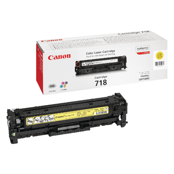 CANON 718Y TONER CARTRIDGE YELLOW