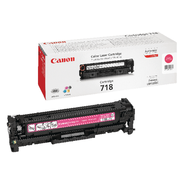 CANON 718M TONER CARTRIDGE MAGENTA