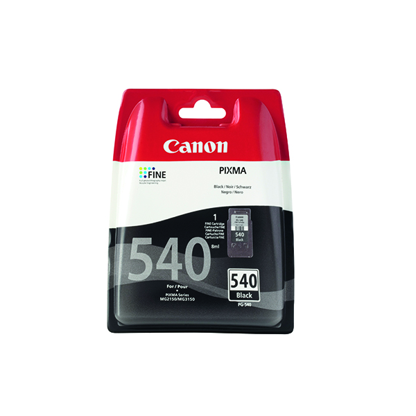 CANON PG-540 EUR BLACK INK CARTRIDGE