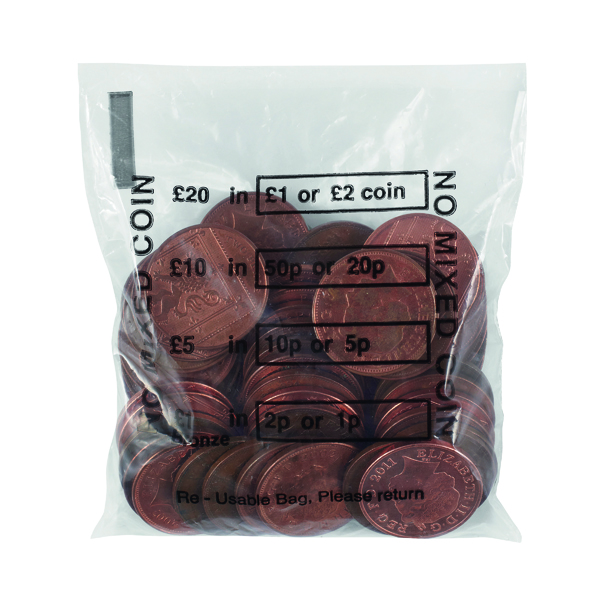 CASH DENOMINATED COIN BAGS PK5000
