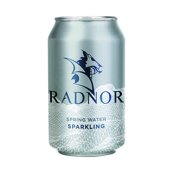 RADNOR SPRNG WTR SPKLG 330ML CAN P24