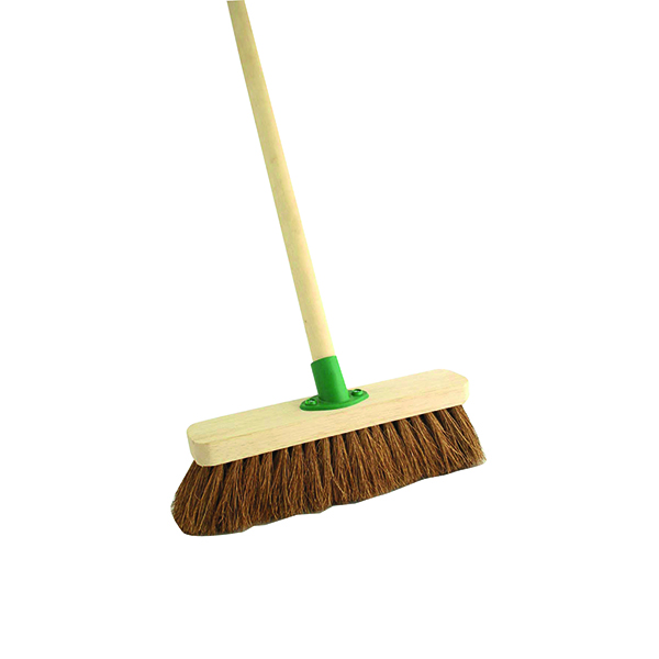 COCO SOFT BROOM WITH HANDLE 12 INCH