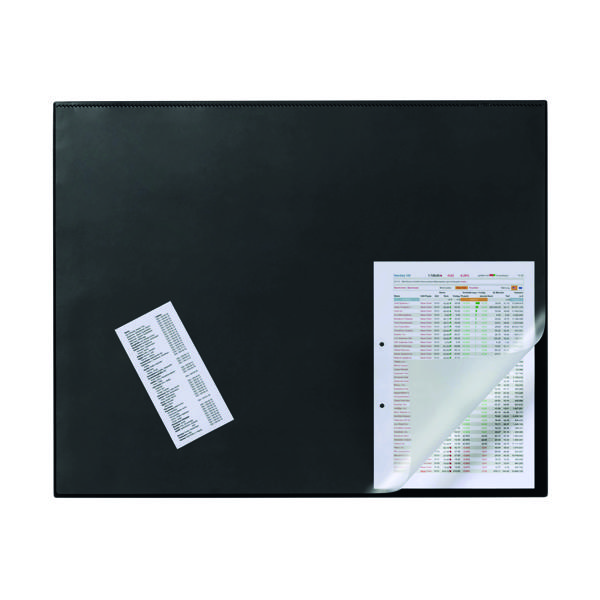 DURABLE DESK MAT 650X520MM CLR/BLK