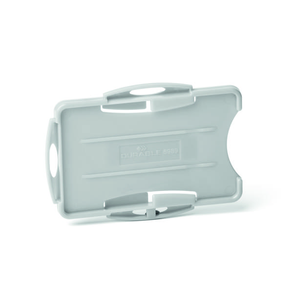 DURABLE ID HLDR 2 CARD GREY PK10