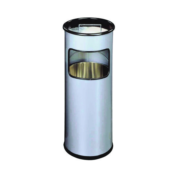 DURABLE WASTE BIN 17L ASHTRAY 2L