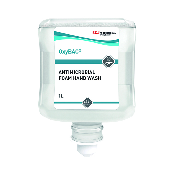 DEB OXYBAC ANTIBAC FOAM SOAP 1L PK6