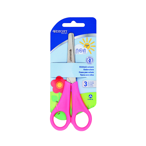 WESTCOTT KIDS SCISSOR 13CM PINK PK12