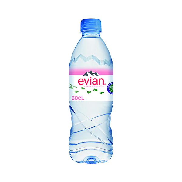 EVIAN 50CL STILL WATER PK24