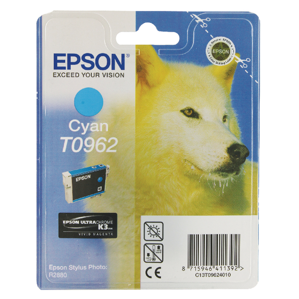 EPSON T0962 INK CART ULTRA CHRM CYAN