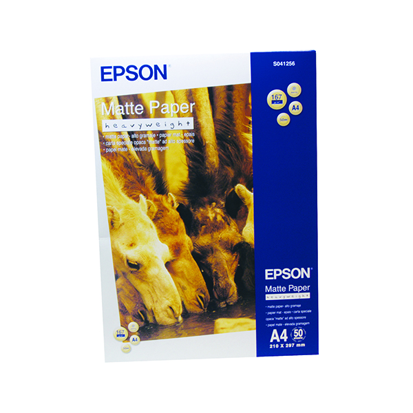 EPSON PPR A4 167GSM HVY WGHT 50 SHTS