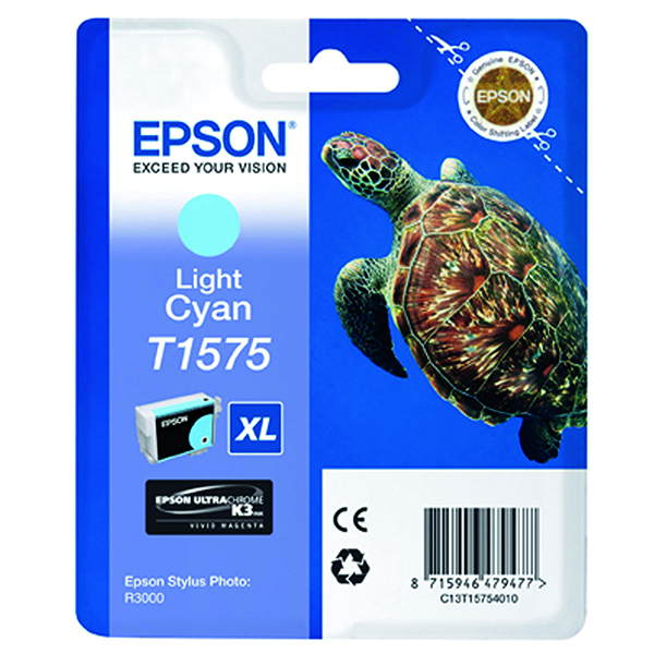 EPSON T1575 INK CART ULTR LIGHT CYAN