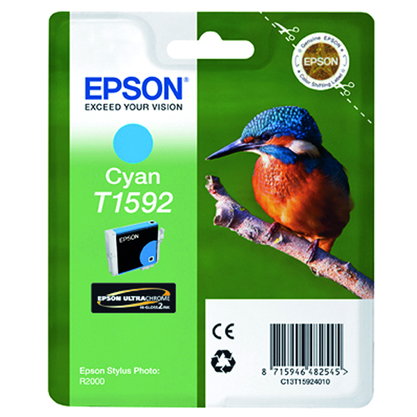 EPSON T1592 INK CART ULTRA CHROME CY