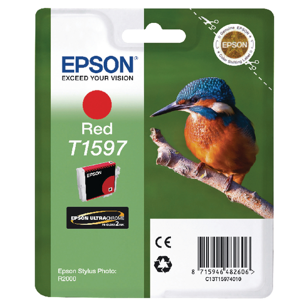 EPSON T1597 INK CART ULTRA CHROM RED
