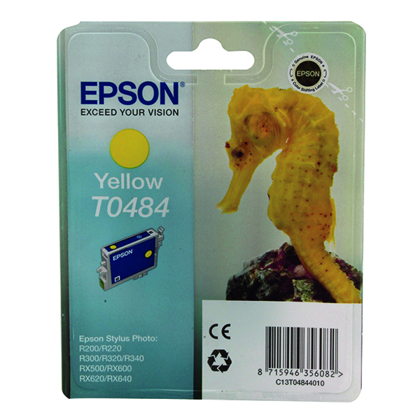 EPSON T0484 INK CARTRIDGE YELLOW