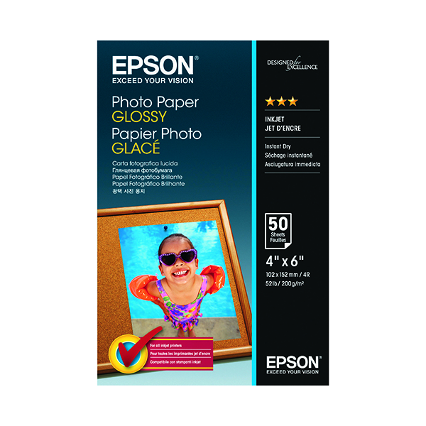 EPSON PHOTO PAPER 10X15 50 SHT 200G