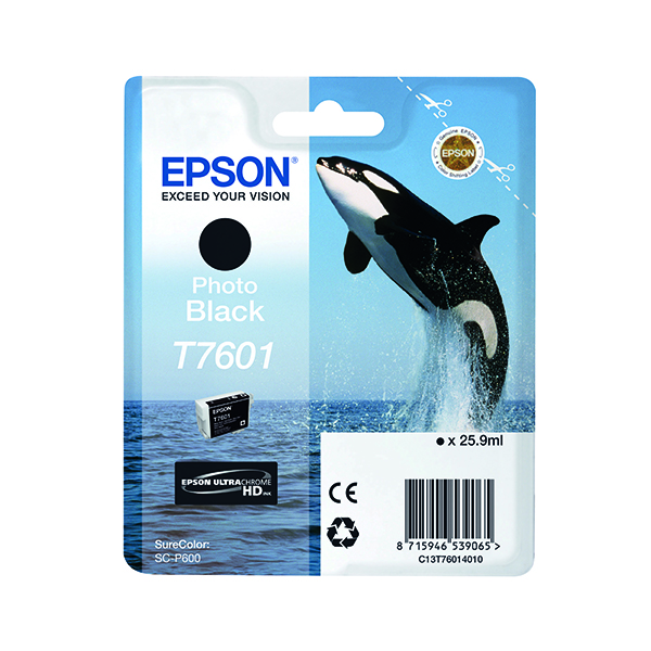 EPSON T7601 INK ULT CHR HD PHOTO BLK