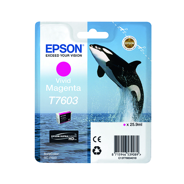 EPSON T7603 INK ULT CHR HD VIVID MAG