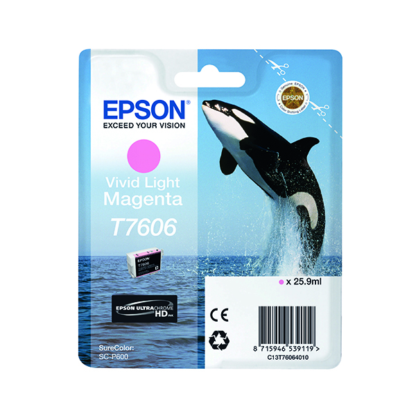 EPSON T7606 INK ULT VIVID LIGHT MAG