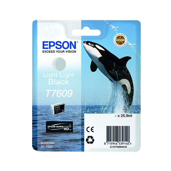 EPSON T7609 INK ULT LIGHT LIGHT BLK