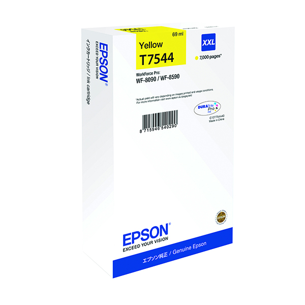 EPSON T7544 INK DURABRITE PROXXL YLW