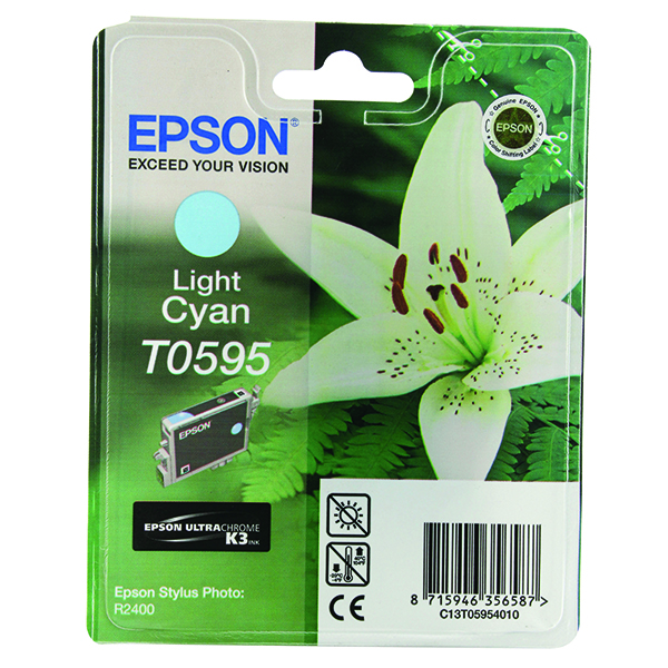 EPSON T0595 INK ULTRA CHROM LIGHT CY