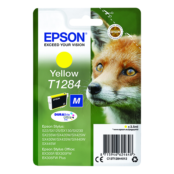 EPSON T1284 INK DURABRITE ULT YELLOW