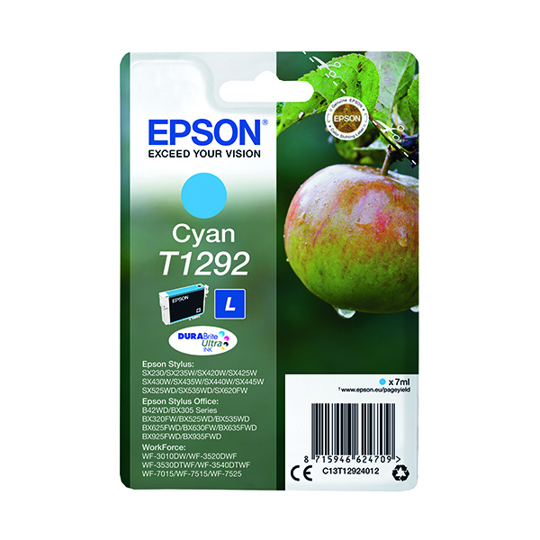 EPSON T1292 INK DURABRITE ULT HY CY