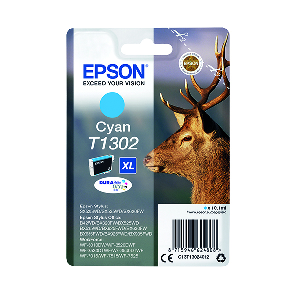 EPSON T1302 INK DURABRITE ULT XHY CY