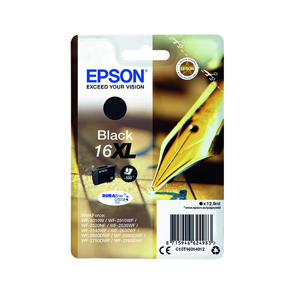 EPSON 16XL INK CARTRIDGE HY BLACK